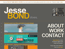 Tablet Screenshot of jessebond.com